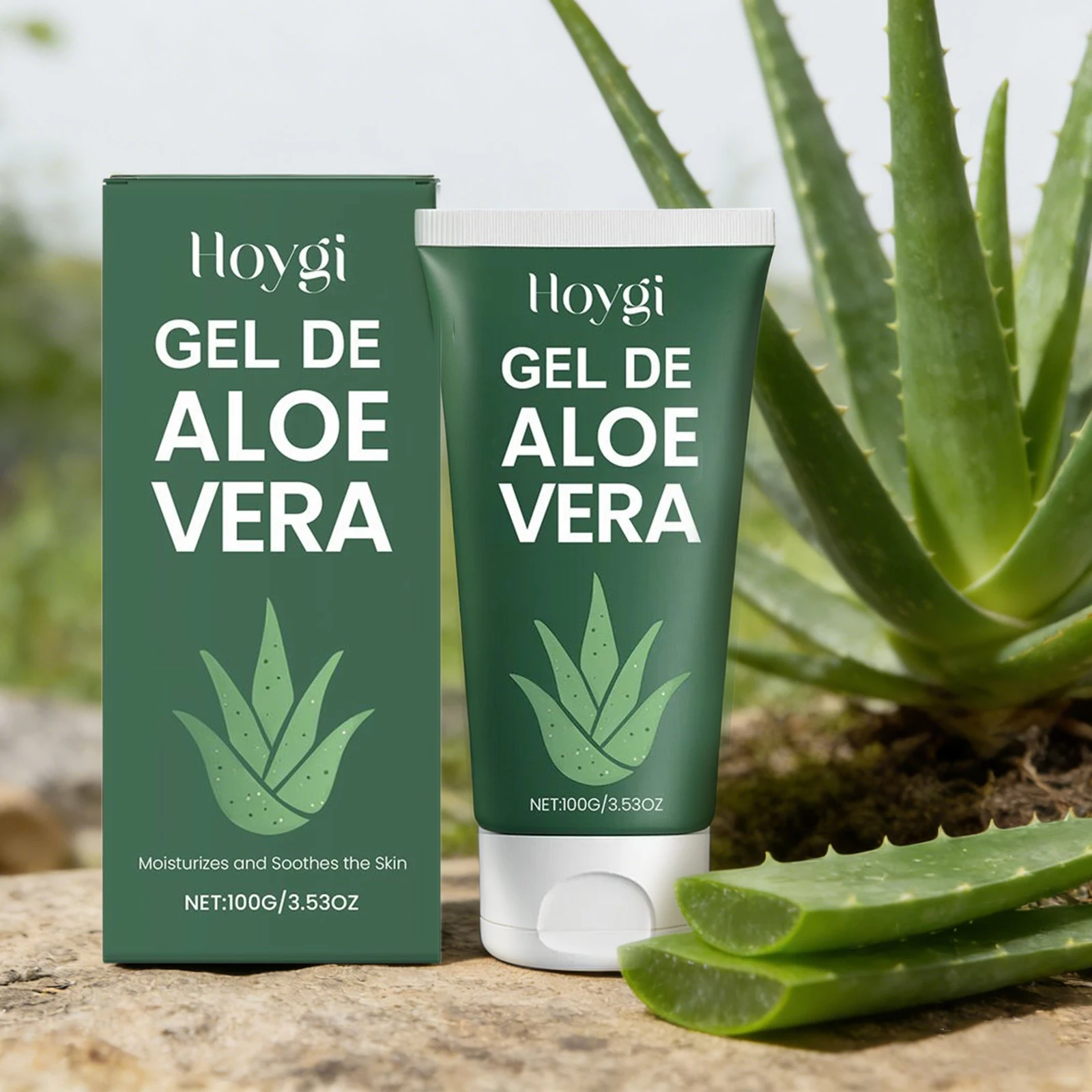 Aloe vera gel reduzir vermelhidão hidratante nutritivo pele aliviar a secura sol após reparação fortalecer barreira da pele cuidados faciais