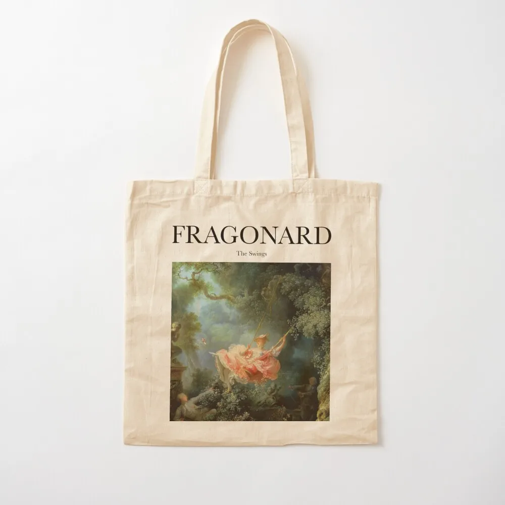 Fragonard - The Swing Tote Bag Big bag women tote bag men Canvas Tote