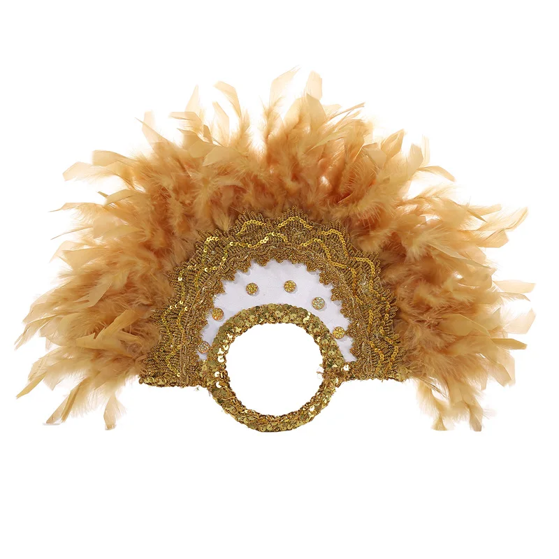 An elegant feather fan, creative wedding fan - the perfect choice for dance gear, exhibition and photography props