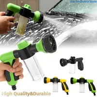 New 8in1 Portable Auto Foam Lance Water Gun High Pressure Nozzle Car Washer Sprayer Cleaning Tool Automobile Car Accessories