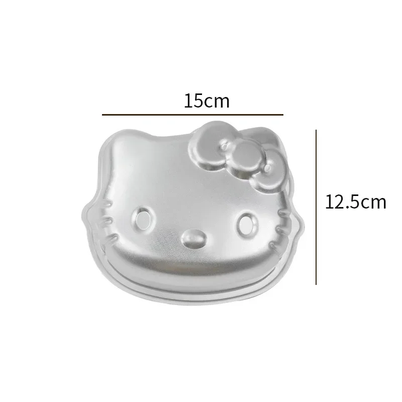 Sanrio Hello Kitty Kitchen Baking Mold Aluminum Alloy Cupcake Cakes Mould for Pastry Cakes Dessert Cute Mini Cupcake Baking Pan