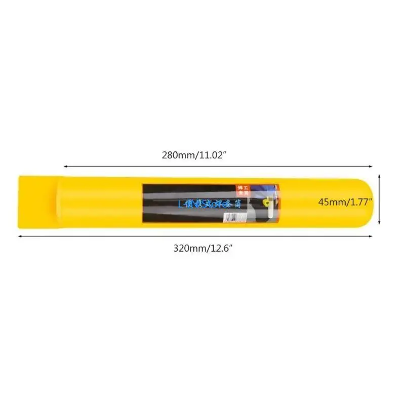 Welding Weld Electrode Rod Bottle Yellow Container Bag Hardware Welding Rod Bag