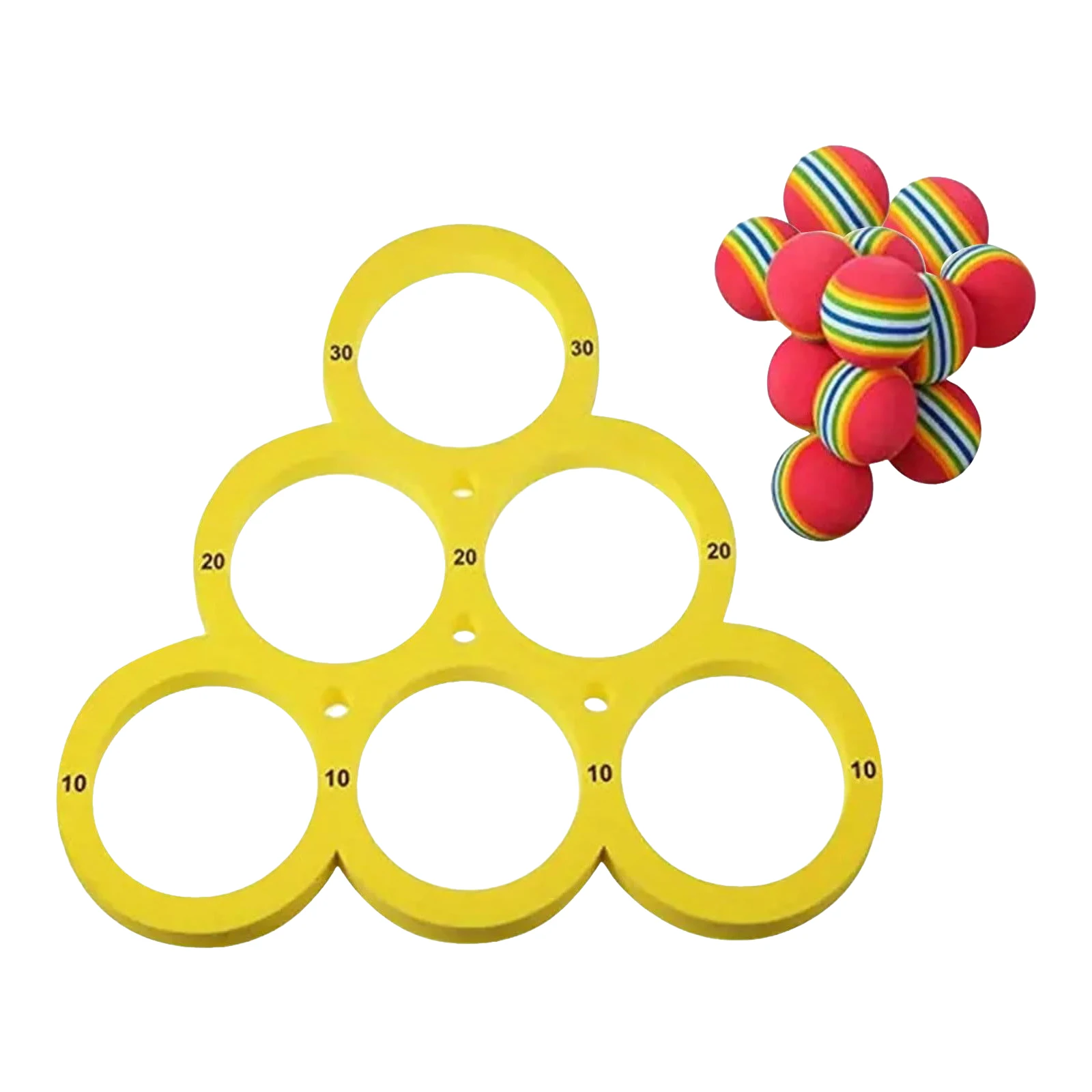 Fun Pool Floating Ring Toss Game Set Perfect For Family Swimming Fun Interactive Inflatable Pool Toy Ring Toss With Colored Ball