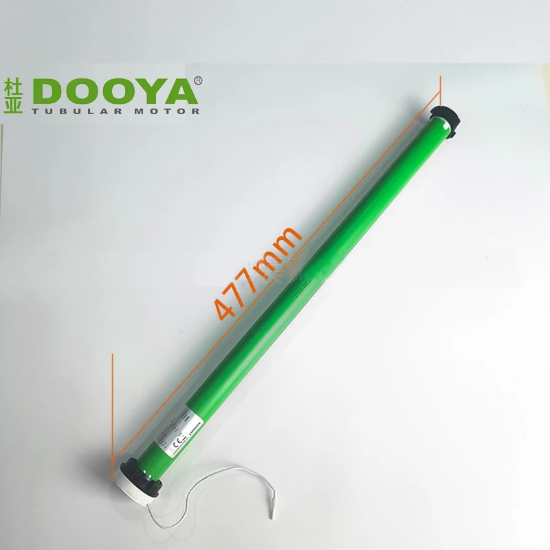 Dooya DM25LEU-1.1/20N Rolling Code Version Lithium Battery AC Tubular Motor for Flexible Yarn Curtain with USB Charging Cable