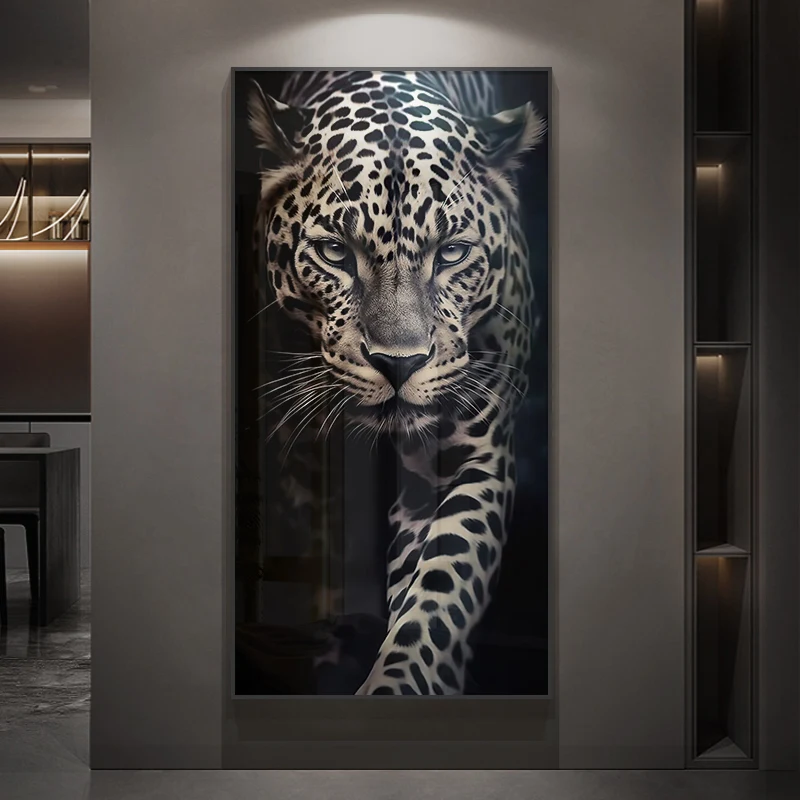 

Light luxury and high-end entry door, porch decorative painting, high-end atmosphere corridor, murals at the end of the aisle