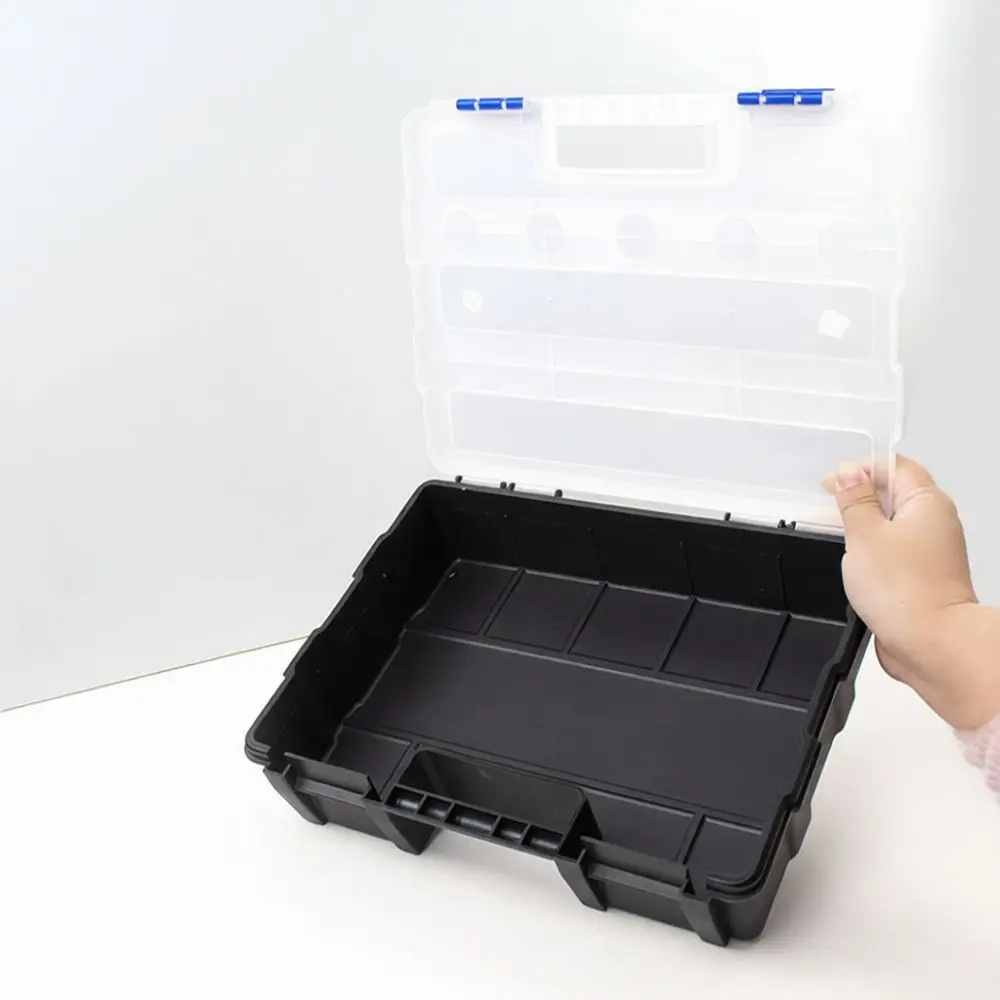 Adjustable Compartment Organizer Box Plastic Hardware Storage Container Case For Screws Nails Electronics Jewelry Tools