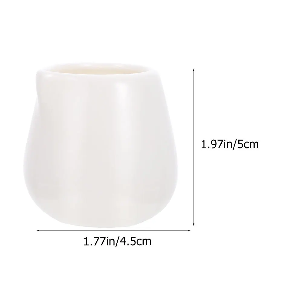 6 قطعة أباريق الحليب السيراميك متعددة الوظائف موزعات مقشدة مريحة أصحاب صلصة القهوة المنزلية إبريق الحليب