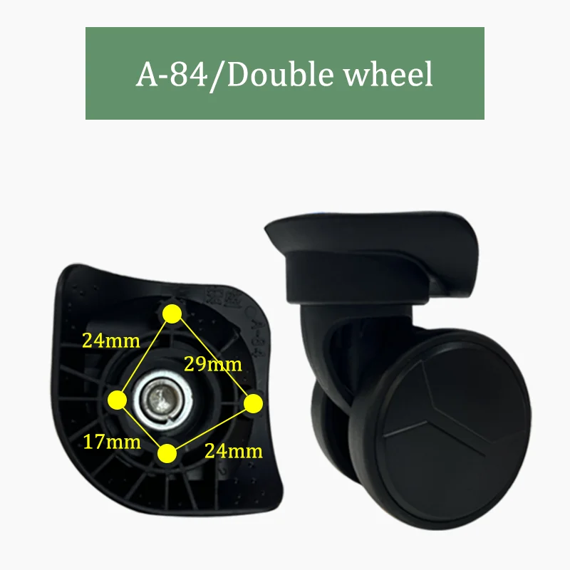 For Hongsheng A-84 Universal Wheel Trolley Case Wheel Replacement Luggage Pulley Sliding Casters Slient Wear-resistant Repair