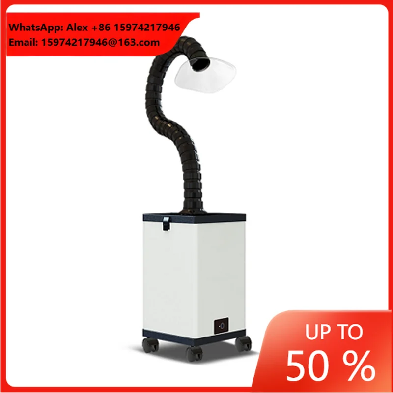 Factory Electrostatic CO2 Laser Smoke Evacuator Clean Air Purifier For Clean Room Cigarette Smoke Removal Air Cleaning Equipment