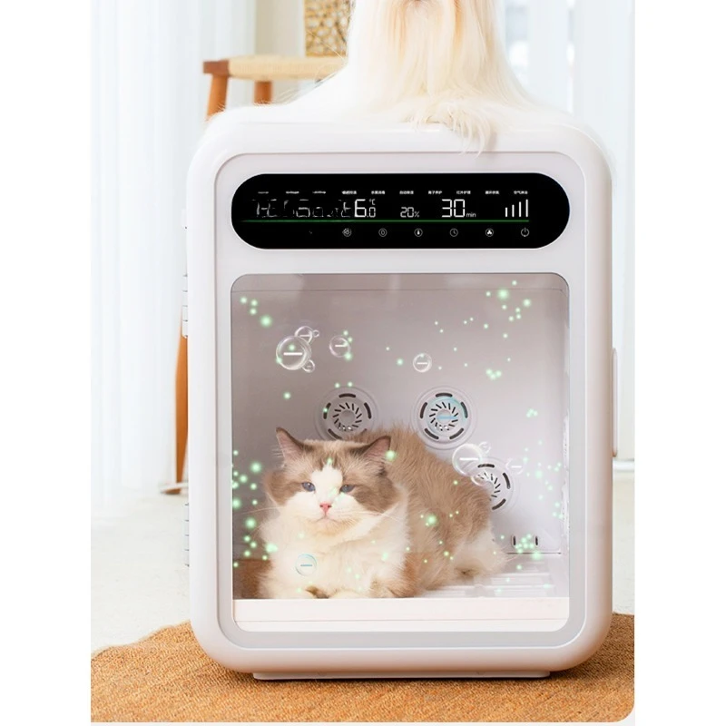 Pet drying box Automatic dryer Cat hair Dog bath Household water
