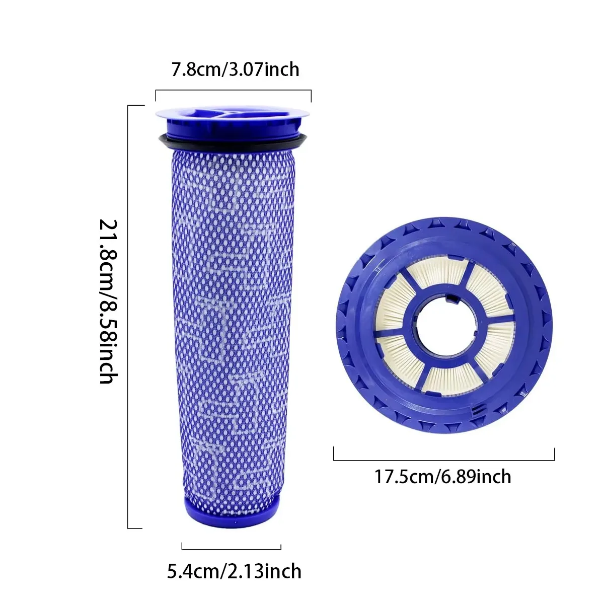 بعد الفلتر المسبق فلتر HEPA لـ Dyson V6 DC58، V7 V8، ترقية V8، DC28 DC53، DC30 DC56، DC41 DC65 UP13 مكنسة كهربائية