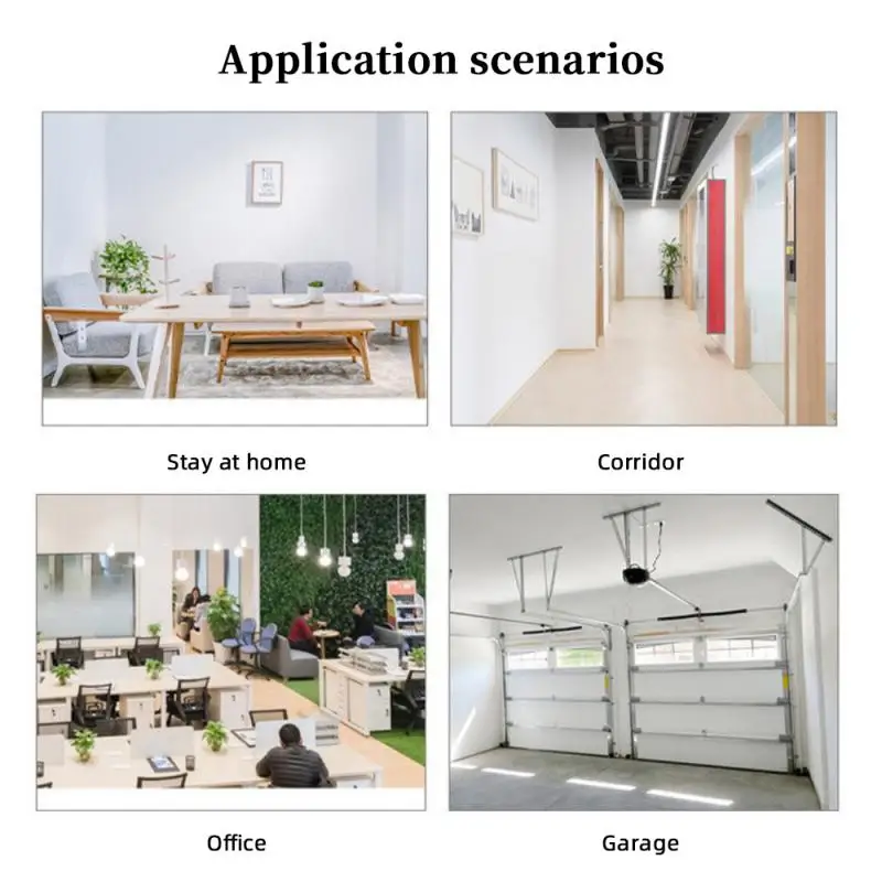 Controle remoto sem fio para fechaduras de porta led com chave única circular controle remoto inteligente produtos eletrônicos inteligentes acessórios