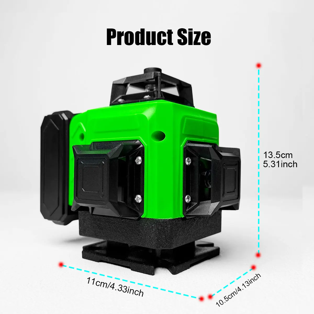 4D Laser Level 16 Lines Horizontal And Vertical With Remote Control 4800mAh Large Capacity Lithium Battery Laser Levels