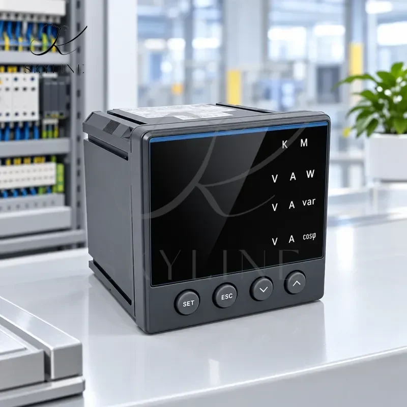 For CHINT PD666 Three Phase Multifunctional Digital Display Meter 380V 5A RS485 Current And Voltage Meter