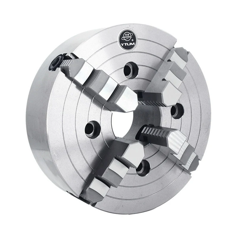 Four 4-jaw independent manual chuck K72 200 250 320 400 lathe manual chuck