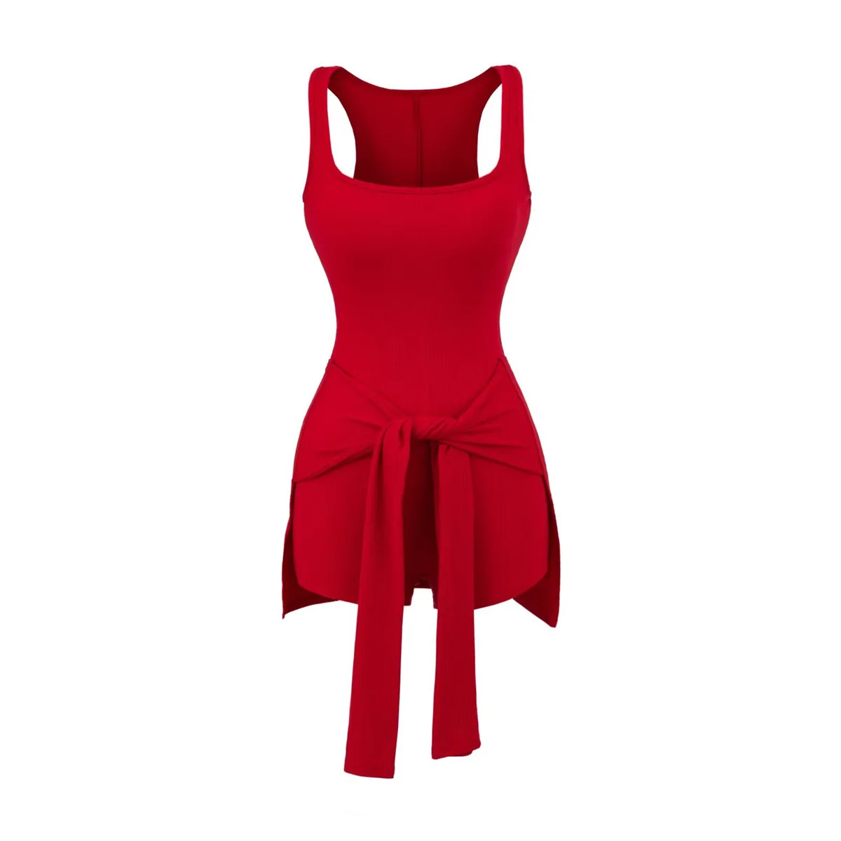 

Bodysuits Party Womens Body-Hugging Adjustable Halter Shapewear Athletic Front-Zipper Asymmetrical High-Rise Bodybuilding Simple