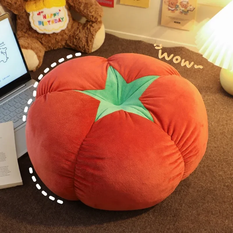 Tomato pier low stool carpet lazy seat cushion sofa stool girls creative bedroom room small stool