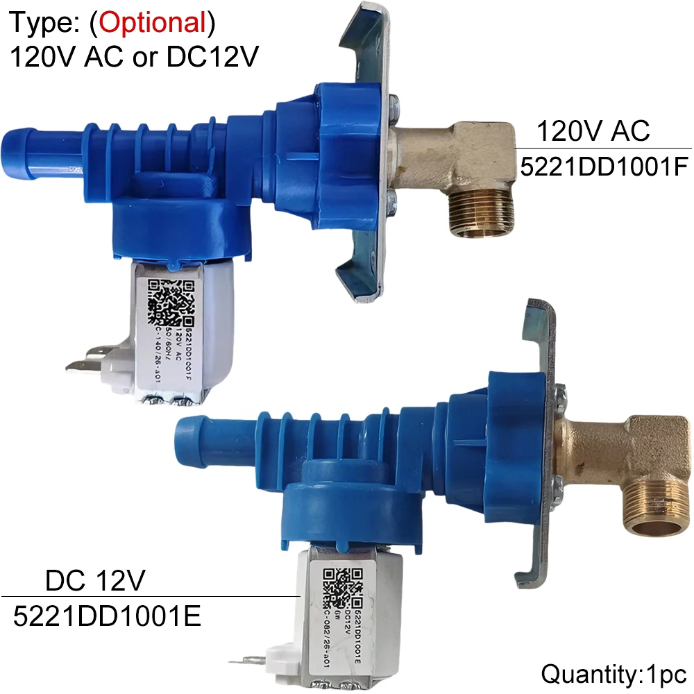 120V AC/12V DC Water Inlet Valve 5221DD1001F for Dishwashers Repair Part Water Filling Solenoid Valve 5221DD1001E