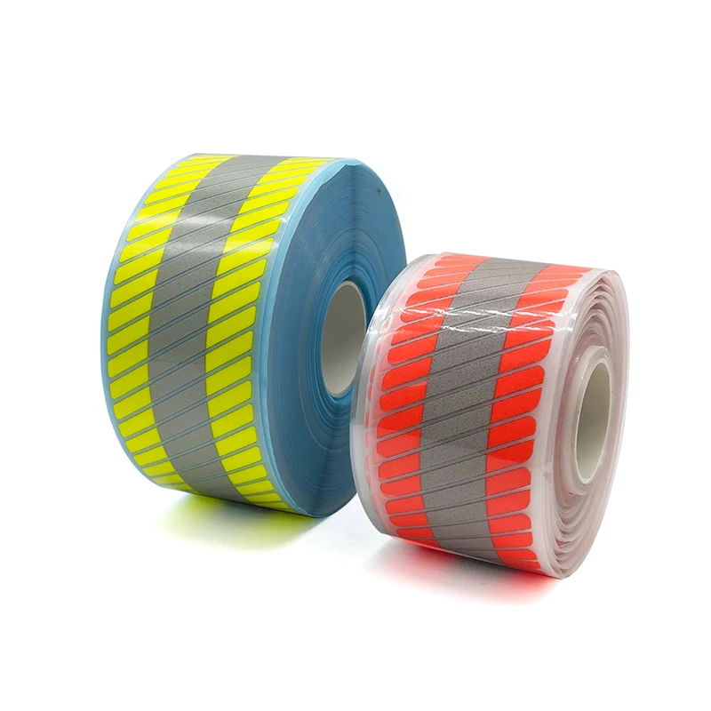 VOOFENG Segmented Reflective Heat Transfer Film Vinyl Tape Iron on Safety Clothes Warning Tape 5cm*3m/5m