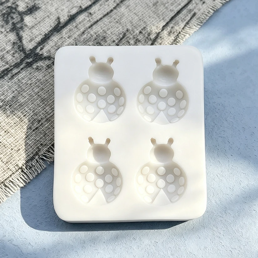 Ladybug Silicone Sugarcraft Mold Resin Tools Cupcake Baking Mould Fondant Cake Decorating Tools