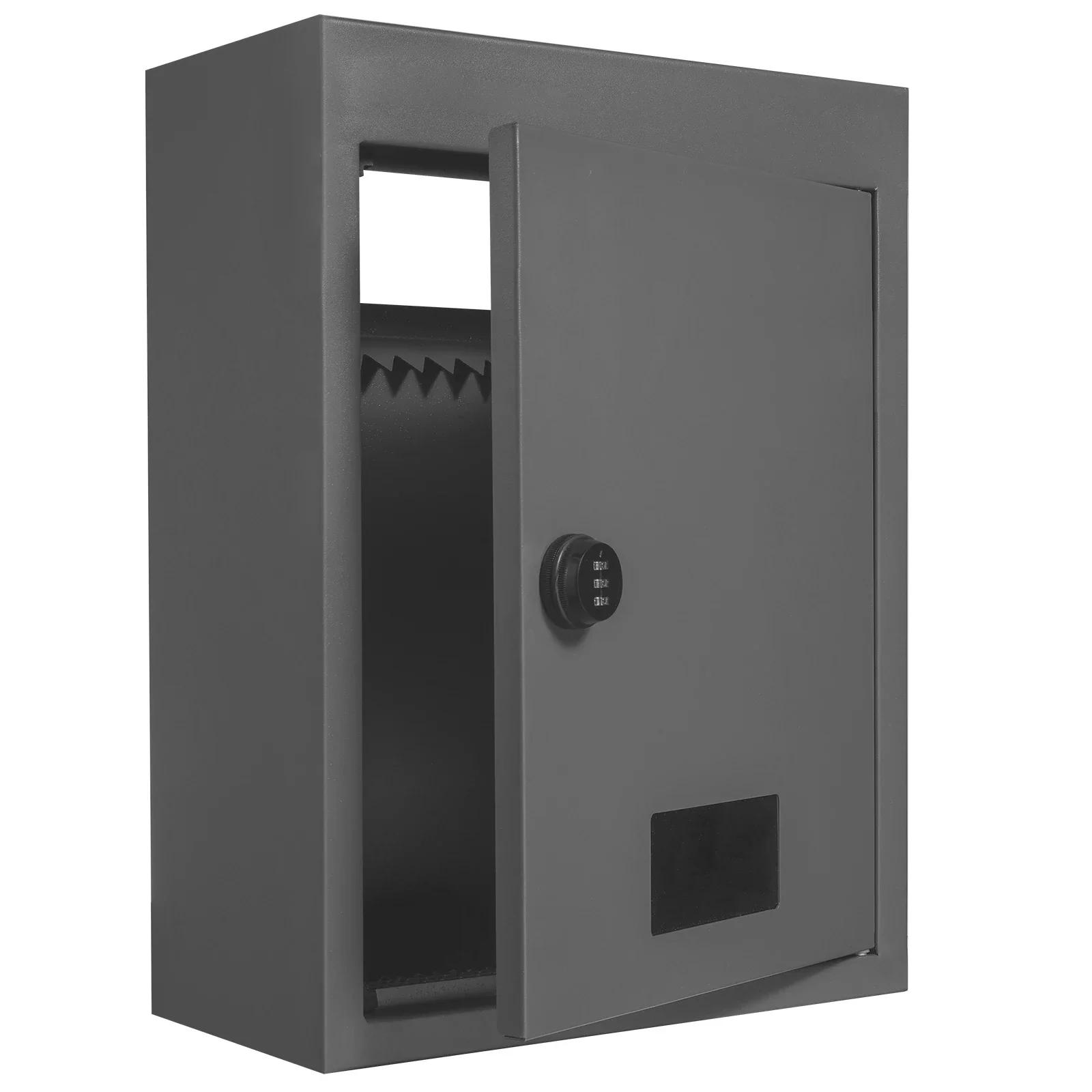 Heavy Duty Steel Through the Wall Mailbox with 2.8-7.9