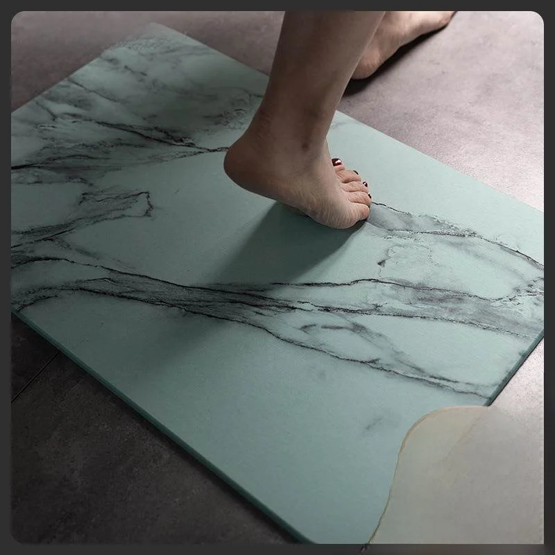 

Коврик для ванной из твердого силикона с рисунком водорослей, быстросохнущий, противоскользящий, для дома, впитывающий воду, в скандинавском стиле