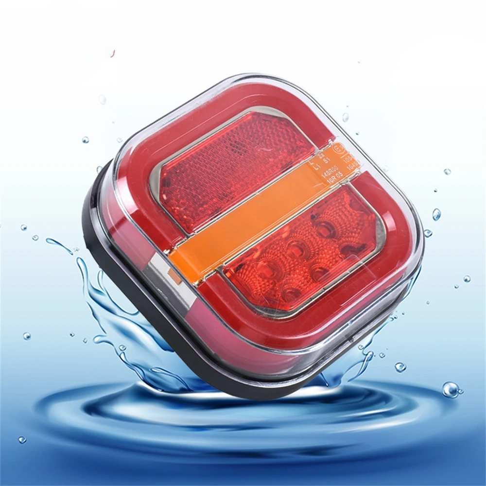 2pcs 3Face Trailer Tail Lights 12v/24v Truck Led Parking Lamp Trailer Car Truck Side light Van Marker Lighting Turn Signal