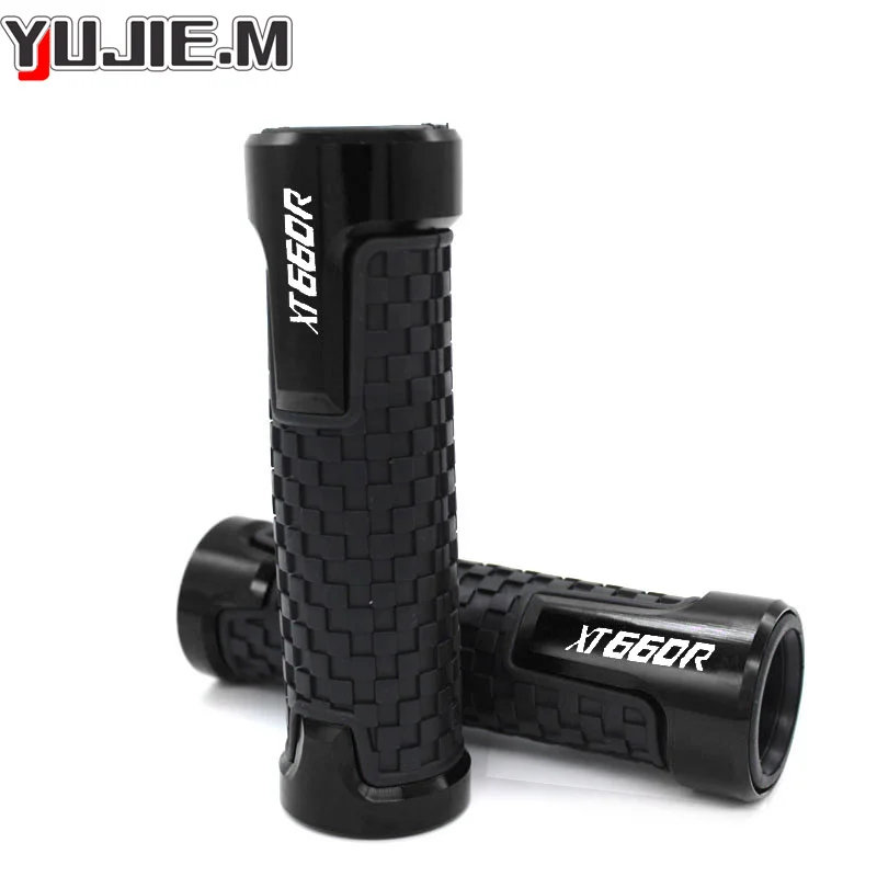 ل XT660R 2004-2017 XT660 XT 660 R 660R دراجة نارية 7/8 "22 مللي متر الألومنيوم المطاط المضادة للانزلاق مقود المقود اليد القبضات