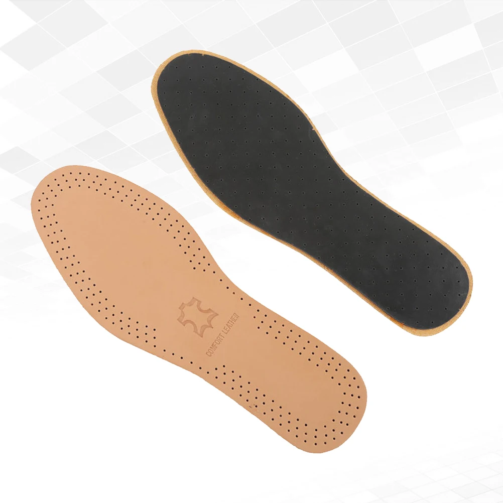 

Shock-absorbing Cowhide Insole Practical Insoles Men Shoe Man Women
