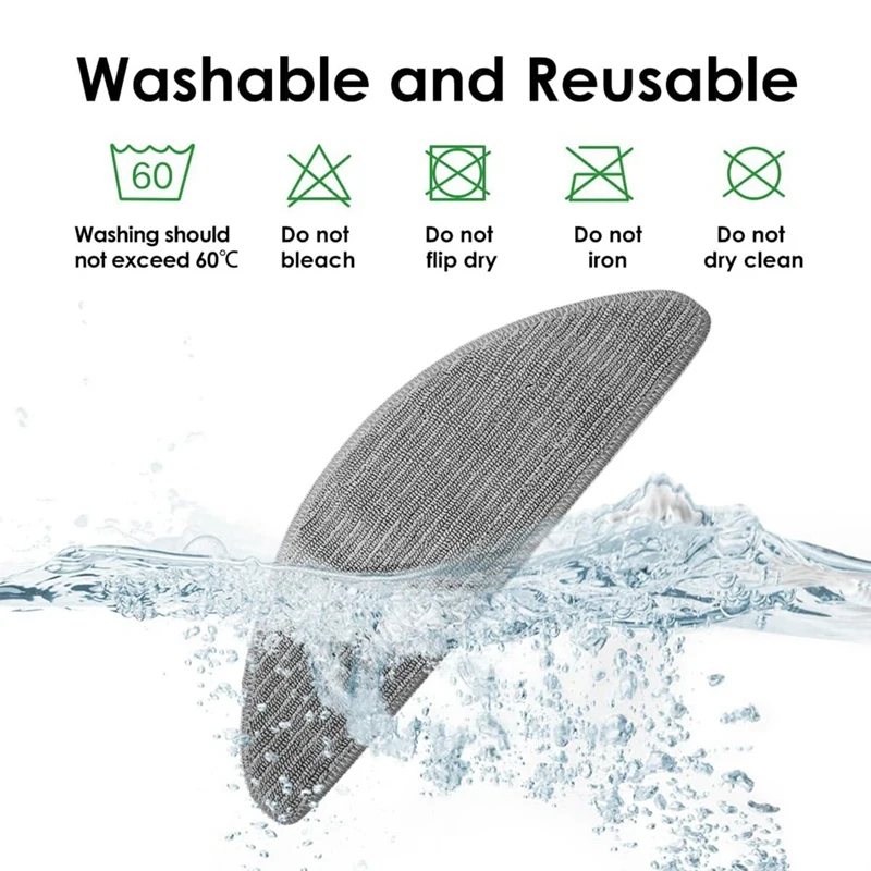 وسادات ممسحة لـ Irobot Roomba Combo I5 و I5 + و J5 و J5 + وقطع غيار فراغية روبوت ، مايكروفايبر ، قابلة للغسل ، قابلة لإعادة الاستخدام ، قماش مسح ، 20 ks