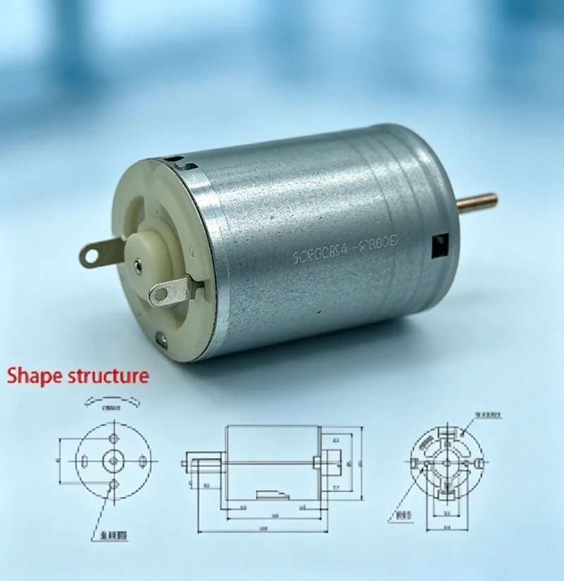 Motor DC MABUCHI Mini 280 RC-280SA-2865, 5V 6V 7.4V 9V 16000 RPM, Motor Eléctrico Micro de Alta Velocidad de 24mm para Juguetes, Coches, Barcos, Trenes y Modelos