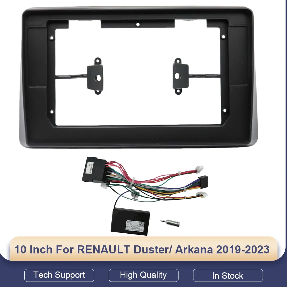 

10 Inch for RENAULT Duster/ Arkana 2019-2023 Car Radio Stereo GPS MP5 Android Player 2 Din Head Unit Fascia Panel Dash Frame