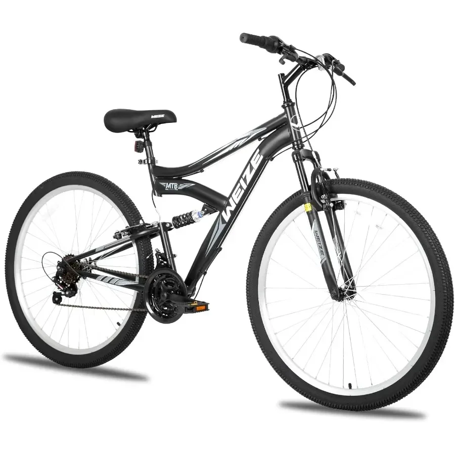24 & 26 Inch Hardtail Hybrid Mountain Bicycle, Adult MTB for Men & Women, Outdoor Trail & Urban Riding Bike