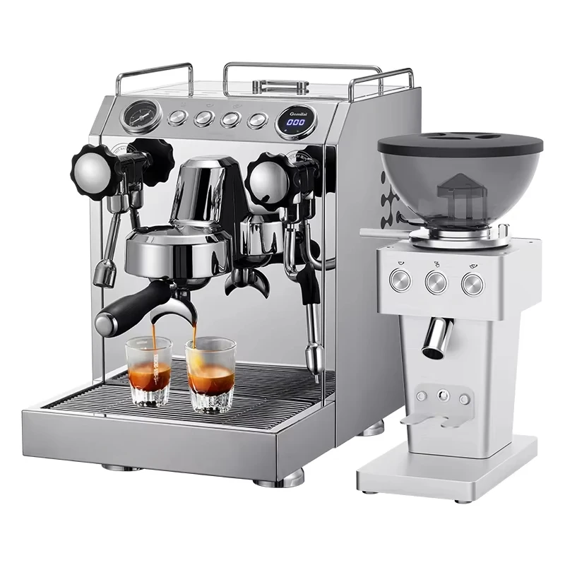 Coffee Maker G3145 Dual Pupil Semi-automatic Italian Concentration, 220V 15Bar Extraction Pressure, 1L Steam Boiler Coffee Shop