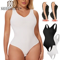 One-Piece Bodysuit Tummy Control Full Shapewear Camisole Thong Seamless Body Shaper Slimming Waist Trainer Corsets Tank Tops