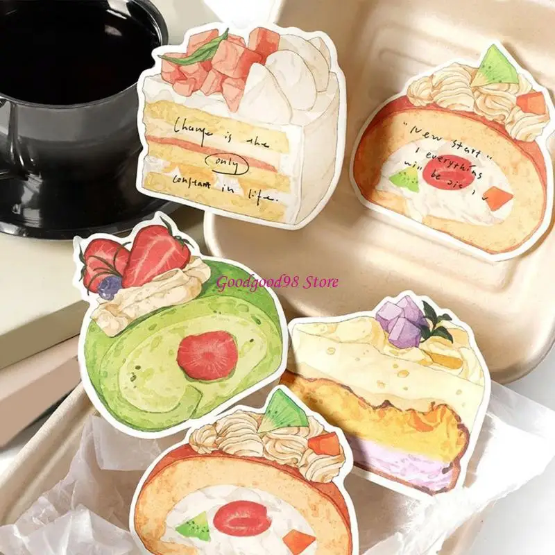 Memos Memos Pad Dessert Cake Stickier Note Sweet Station Series Stickier Note