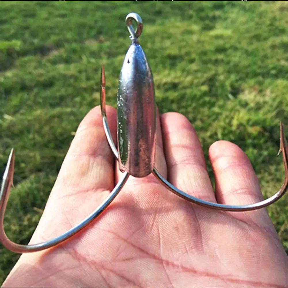 Treble Anchor Fishing Hooks Fishing Equipment Carbon Steel Fishing Treble Hook 30-70g Fishhook Fishing Tackle Equipment Tools
