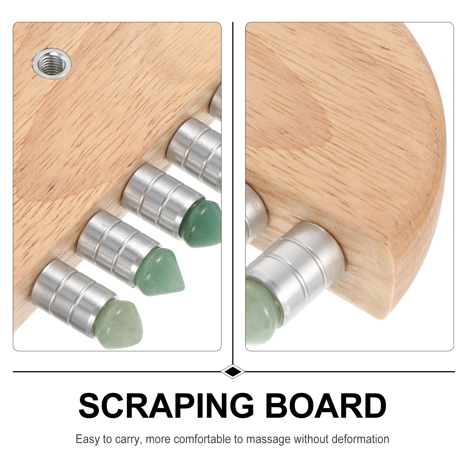 

Jade Scraping Plate Smooth Edges Small Size Home Professional Use Relieve Pain Nourish Skin Moisture Neck Back Body