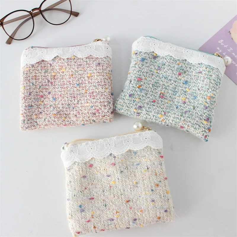 작고 신선한 지갑, 정교한 ID 가방, 미니 립스틱 메이크업 가방, 블루투스 이어폰 보관 가방, 핸드백