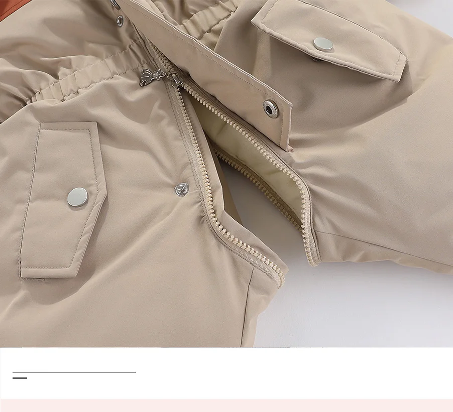 30 Grad Winter Baby Kleidung Overalls Outwear Anzüge Für Kleinkinder Baby Ski Anzug Dicken Baby Overall Wasserdicht Mit Kapuze Für mädchen – Detail 18