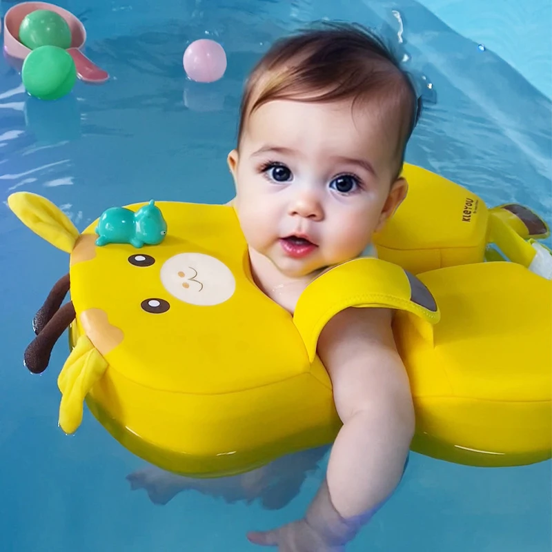 Flutuadores de piscina de bebê não infláveis, anel flutuante de natação infantil, perfeito para crianças de 6 a 36 meses, sem flip over