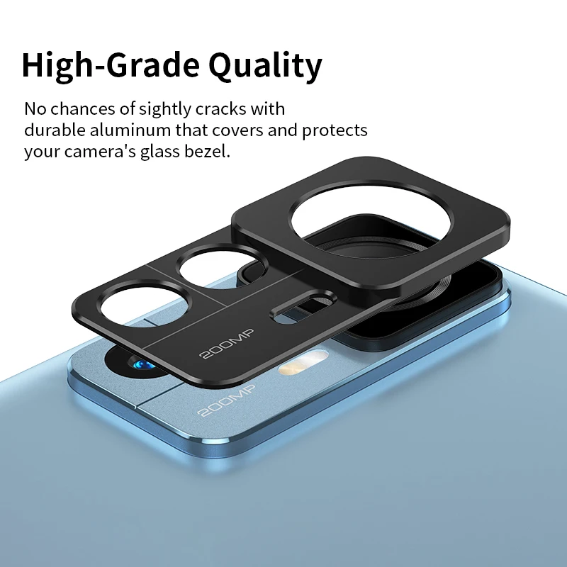 For Xiaomi 12T Pro 5G Back Camera Lens Protector Cover For Xiaomi12T Mi12T Xiaomi Mi 12T 12 T T12 Pro Rear Matel Ring Lens Cap