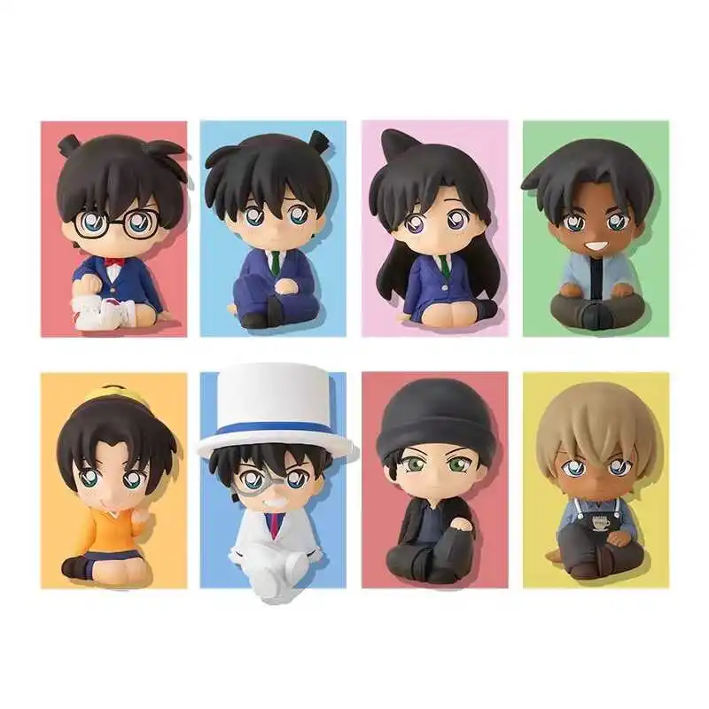 

Genuine Candy Toys Detective Conan Leisurely Doll Jimmy Kudo Rachel Moore Kuroba Kaito Furuya Rei Action Figure Toys