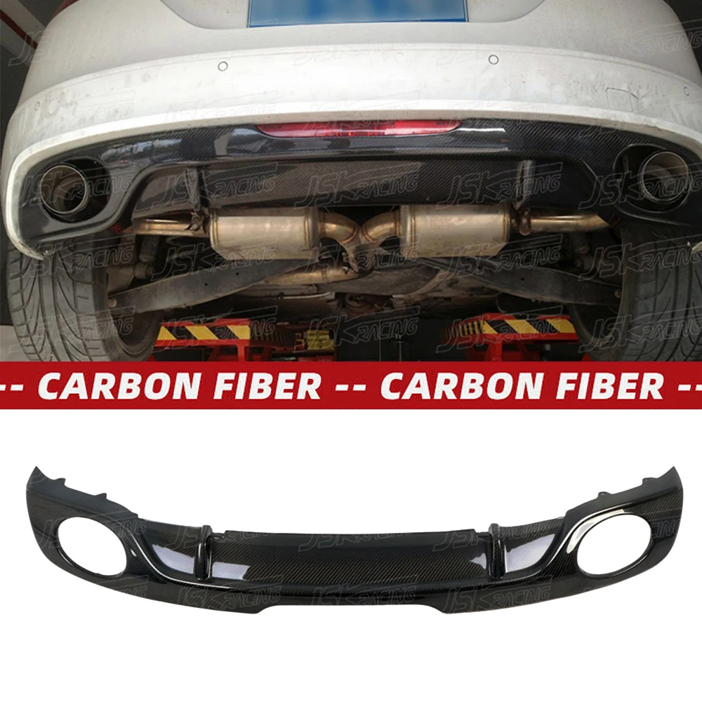 A Style Carbon Fiber Rear Diffuser (T2) For Audi TT Mk2 2008-2014