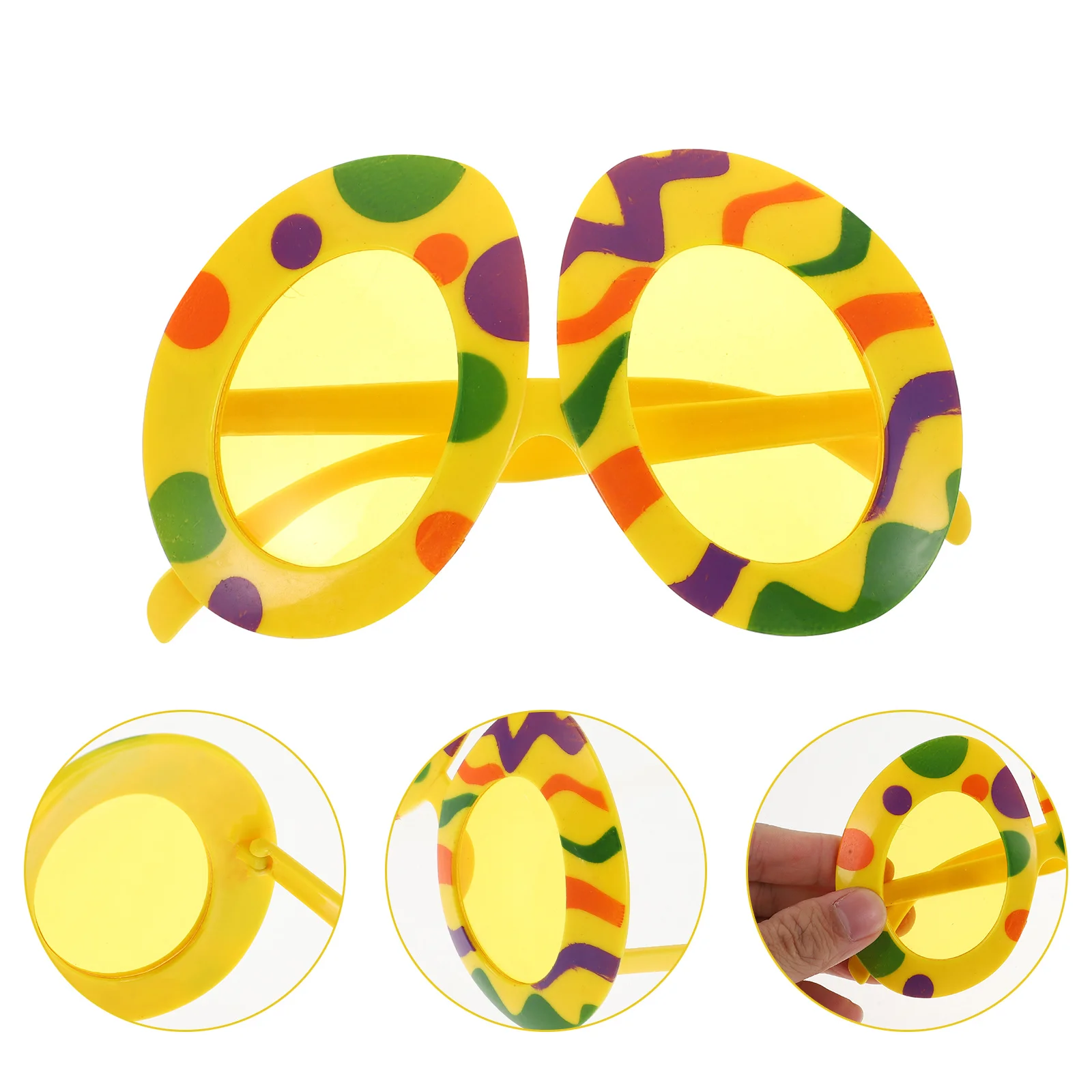 Cornice per uova di Pasqua divertente per bambini Festa per foto Puntelli per occhiali per bambini Puntelli per costumi Occhiali decorativi per festival