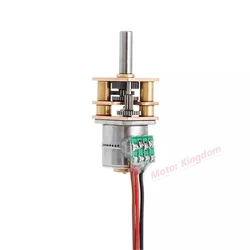 GM12-10 Micro Tiny 10mm Stepper Motor Gearbox Two-phase Four-wire Stepper Motor Reduction Ratio 20:1/50:1/100:1/150:1/ 298:1