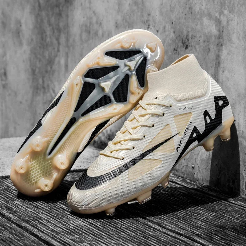 

Men Soccer Shoes TF/FG Professional Society Football Field Boots Studded Comfortable Women Football Shoes Non Slip Match Tenis