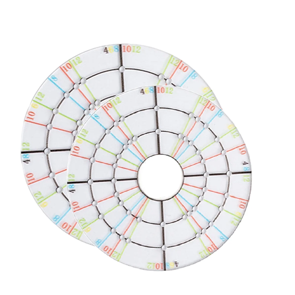 A002 2 uds divisor Circular cerámica modelado cerámica recorte herramienta para escultura de cerámica de arcilla (12cm + 9cm)