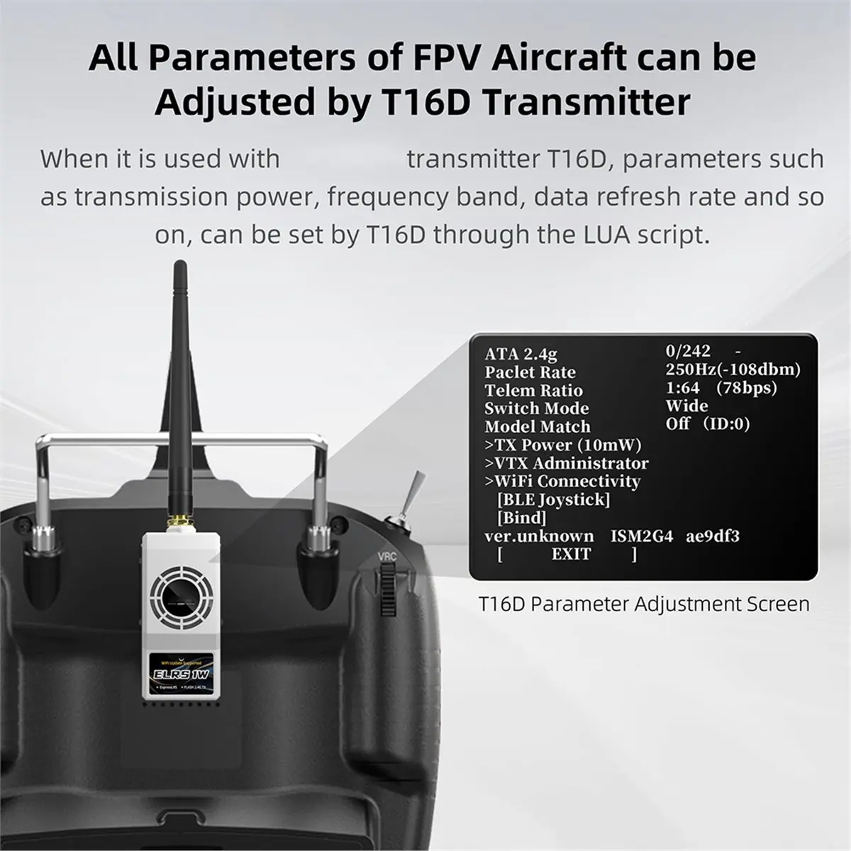 ELRS 2.4GHz Nano External Module 1W High-Power Signal Enhancement for FPV Drones Suitable