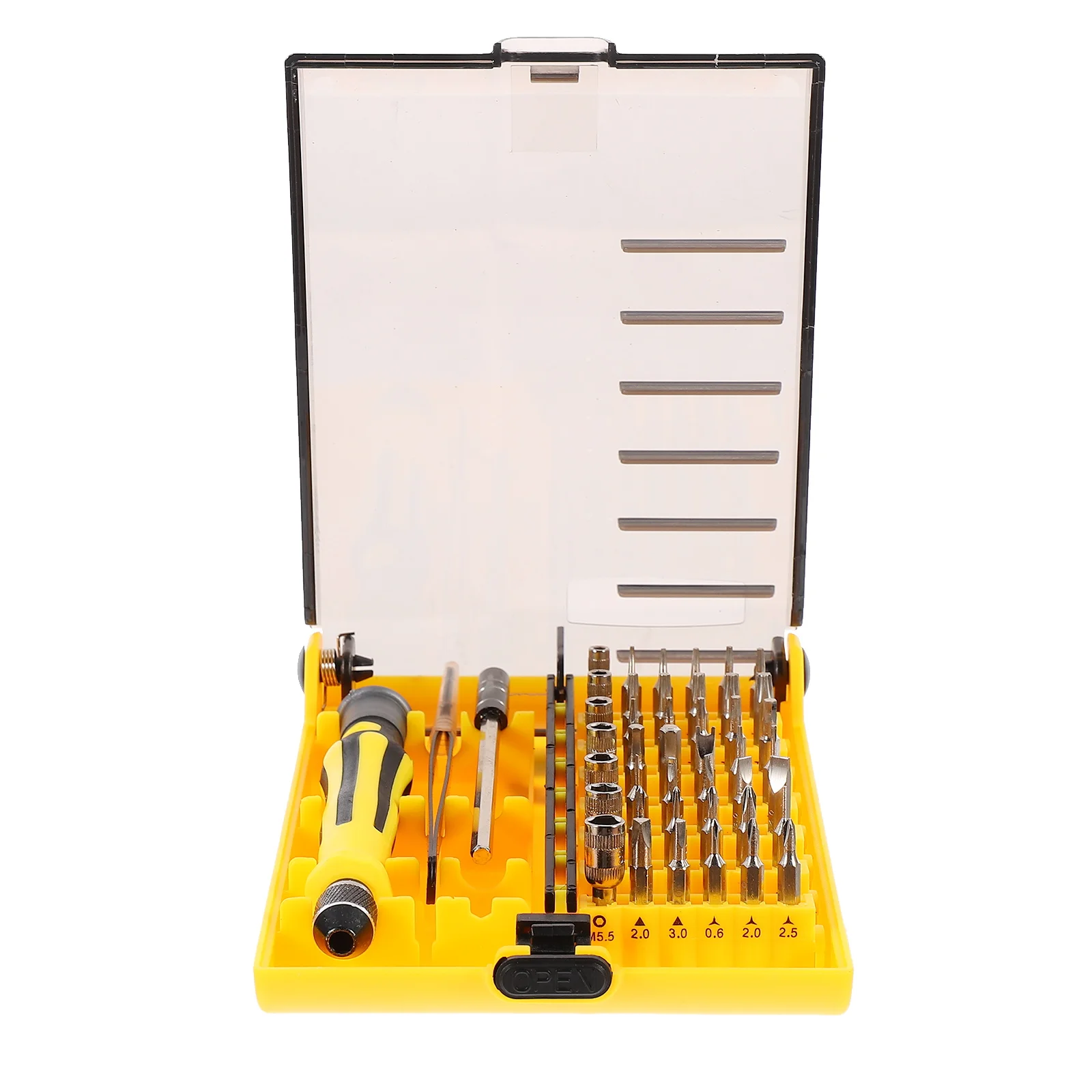 

Multi function Phone Repair Accessory Set 45# Steel Electronics Repair Kit Tools Phone Disassembly Storage Case Included